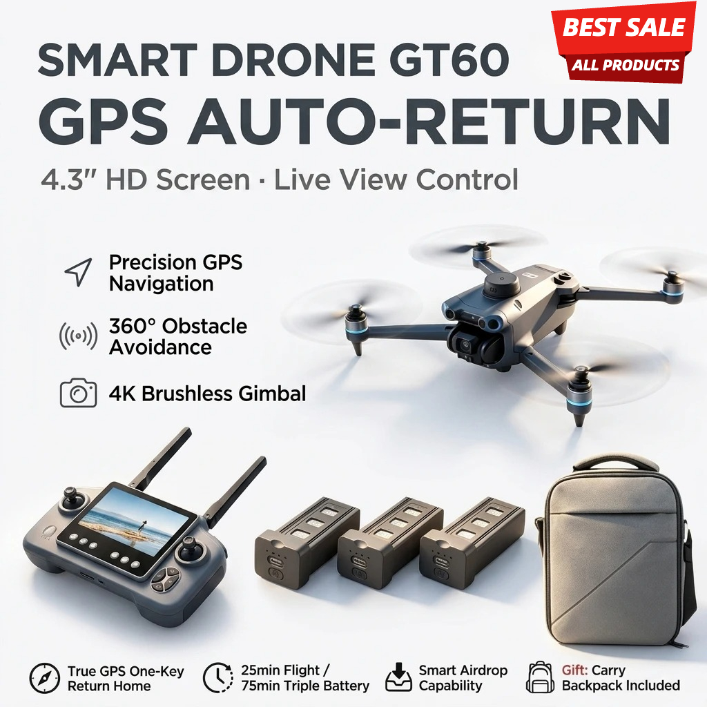 Jjrc Drone X12 - 최고의 가성비 진정한 GPS 접이식 RC