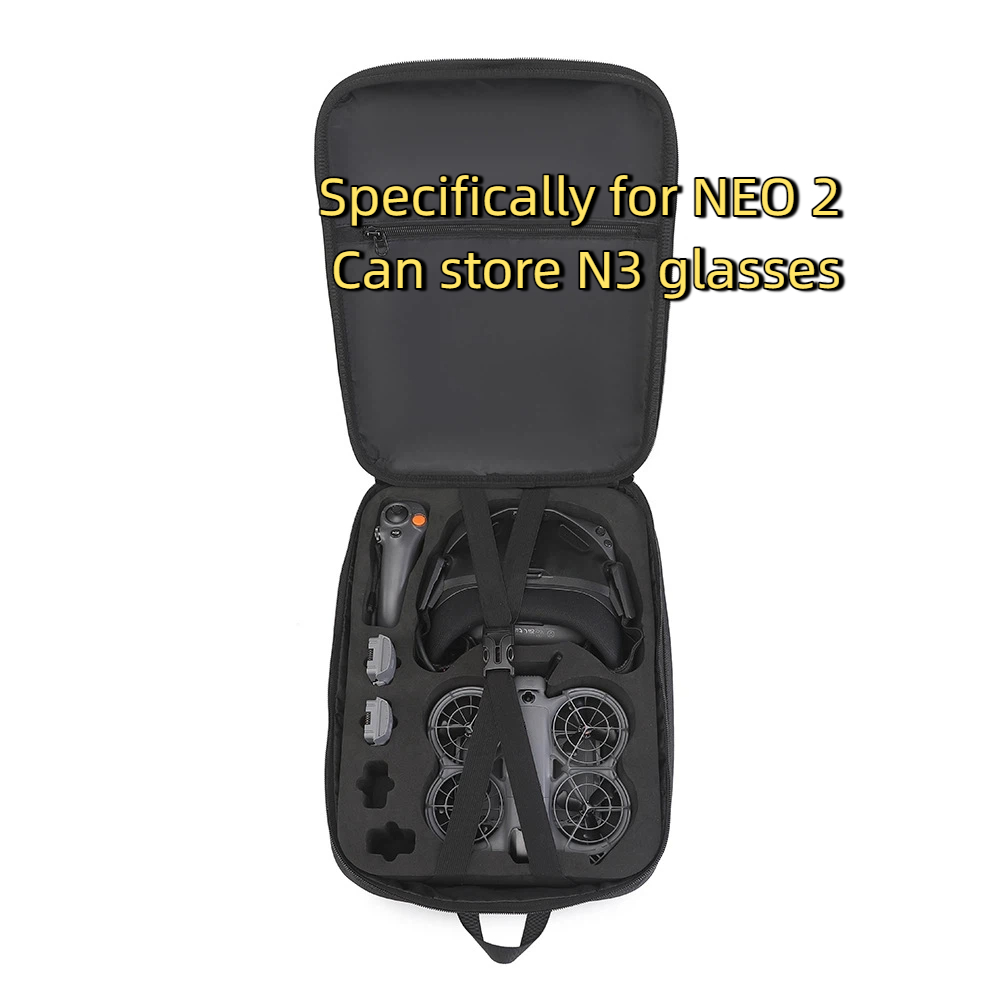 Drone Hard Shell Case - DJI NEO 2용 대용량 수납 백팩,