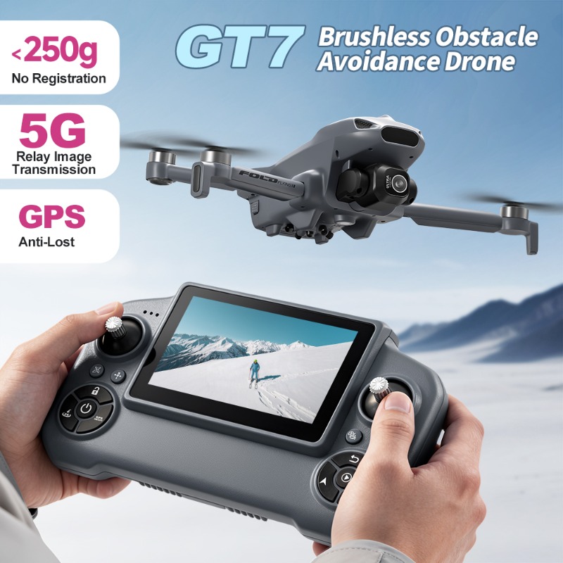 GT7 RC 프로페셔널 드론, GPS, 4K HD 카메 - Drone Controller Screen 리뷰 및 가격