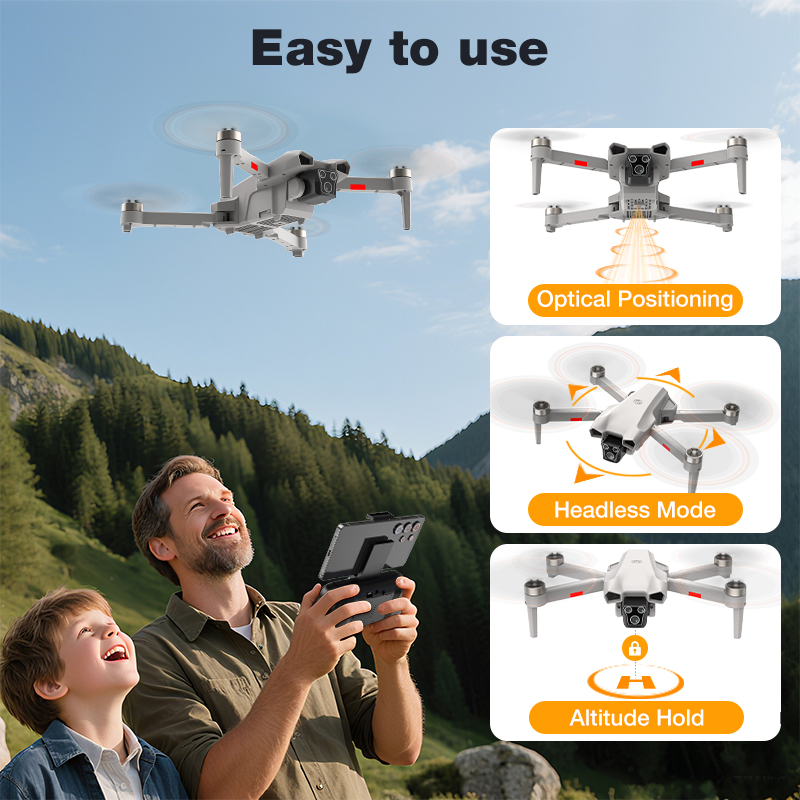 새로운 L107 PRO 드론 8k 항공 촬영 브러시리스 - Jjrc Drone X12 리뷰 및 가격