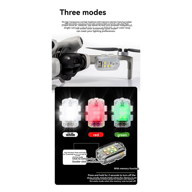 ABZZ - DJI 드론용 LED 야간 조명, 장거리  - Drone Strobe Light 리뷰 및 가격